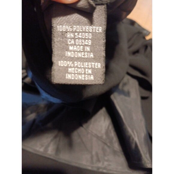 Jones Wear Dress Women's 10 Sexy Black Evening Cocktail Party Halter Knee Length - Picture 6 of 7